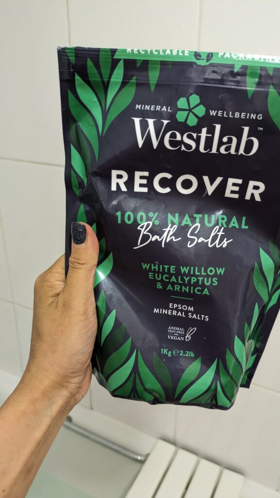 WestLab Recover Bath Salts, epsom salts, westland bath salts review