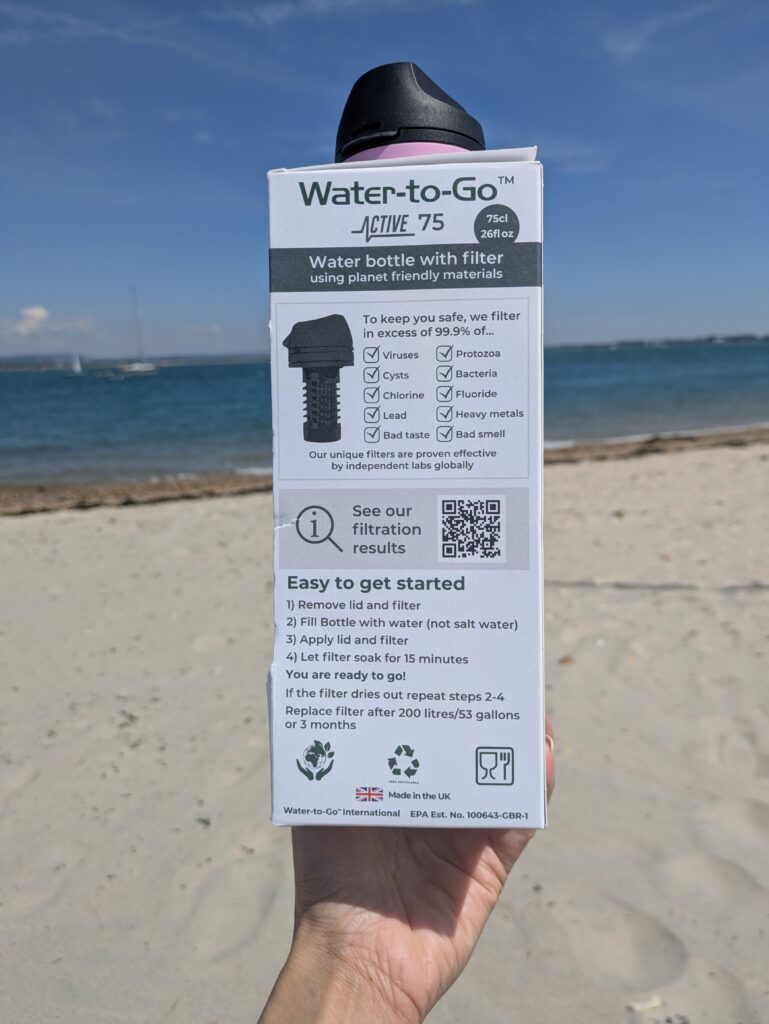 Water2Go bottle review